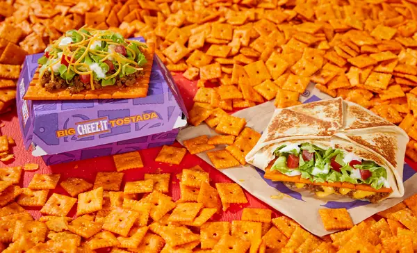 Taco Bell Cheez-It Crunchwrap and Tostada