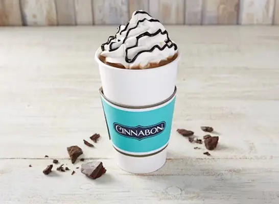 Cinnabon Hot Cocoa With Whipped Cream