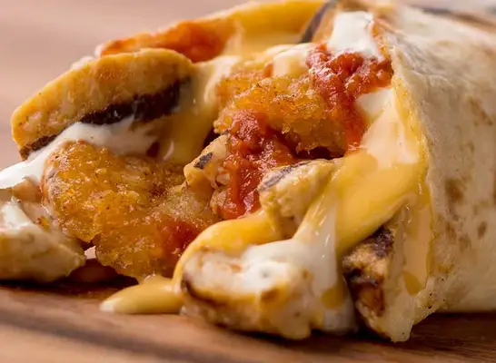 grilled chicken burrito from taco john