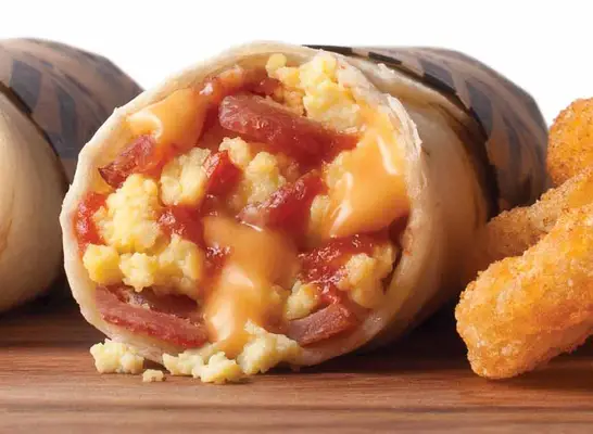 junior breakfast burrito from taco john