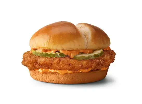 Spicy McCrispy sandwich from McDonald