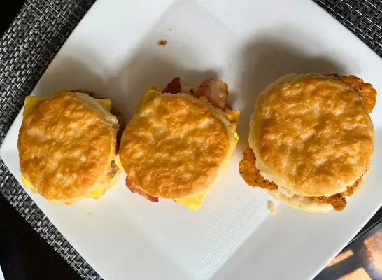 McDonalds biscuit breakfast sandwiches