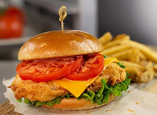 Buttermilk Fried Chicken Sandwich at Cheddar