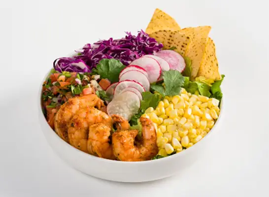 Fresh & Co Shrimp Taco Salad