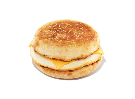egg and cheese breakfast sandwich from Dunkin