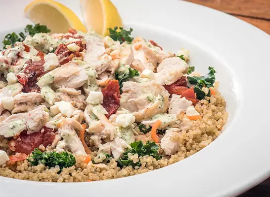 First Watch Pesto Chicken Quinoa Bowl