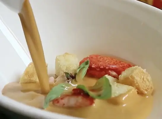 Lobster bisque at Roy