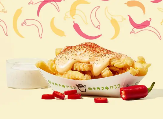 Shake Shack Spicy Cheese Fries With Ranch