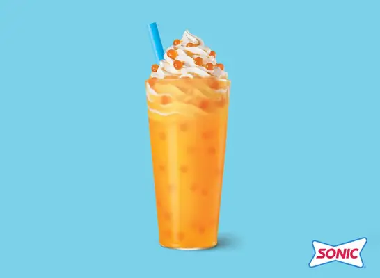 Sonic Orange Cloudsicle Slush Float