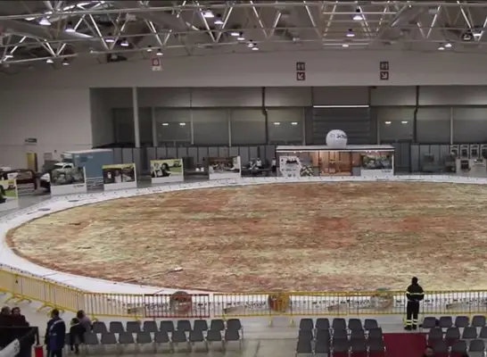 worlds largest pizza
