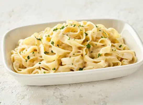 plate of Fettuccini alfredo from Carrabba