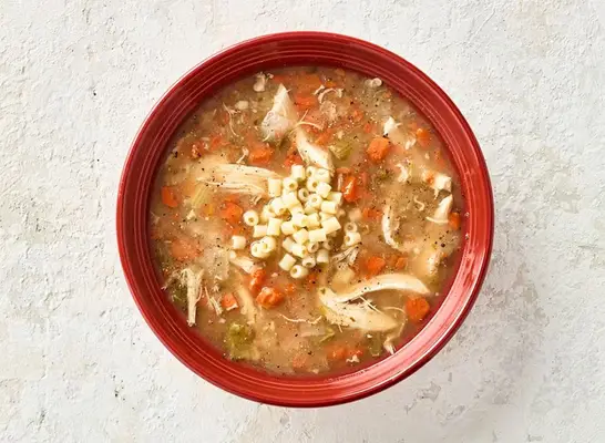 bowl of chicken soup from Carrabba