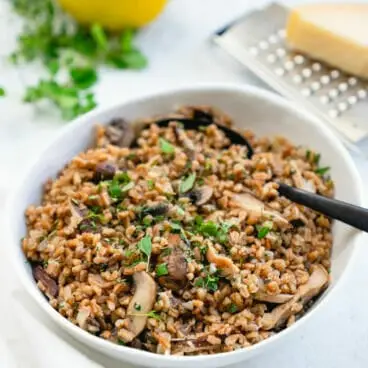 Farro s hubami