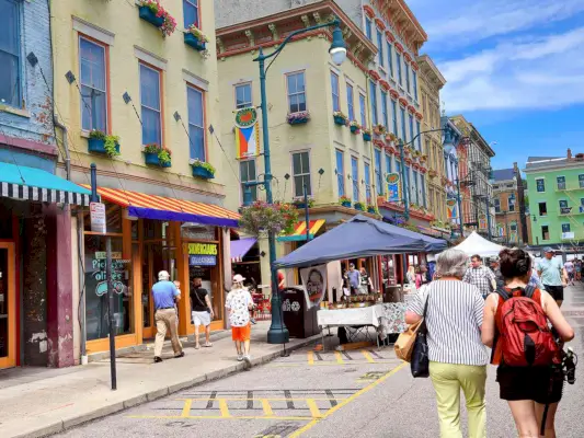 boutiques de rue et marchés à cincinnati