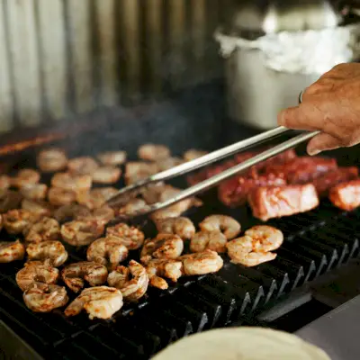 Parrilla flotante de tacos de Lime Out