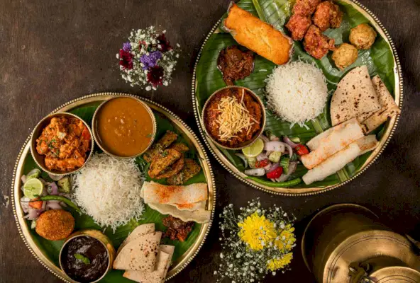 SodaBottleOpenerWala 레스토랑의 다양한 요리