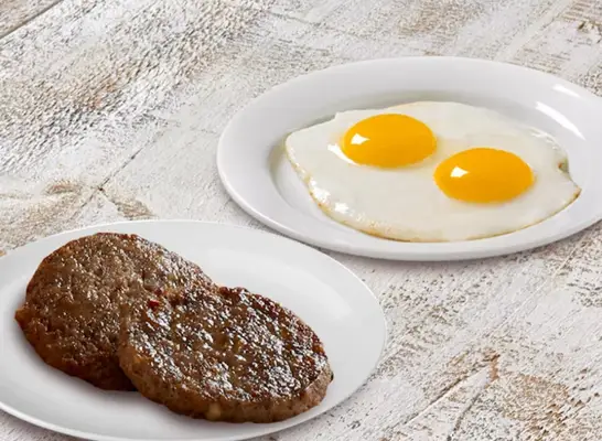 eggs with turkey sausage