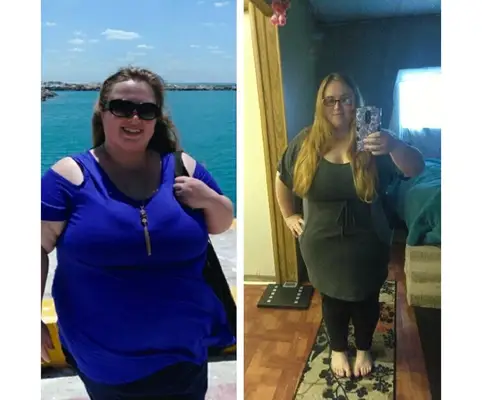 lauren before and after weight loss instagram