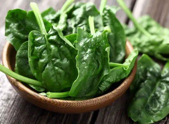 mature spinach
