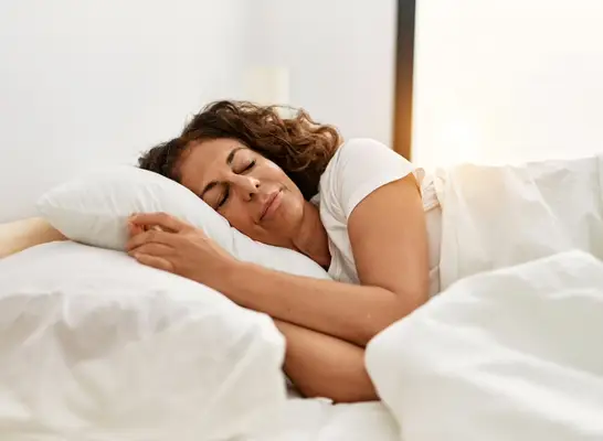 woman sleeping, concept of sleeping habit that
