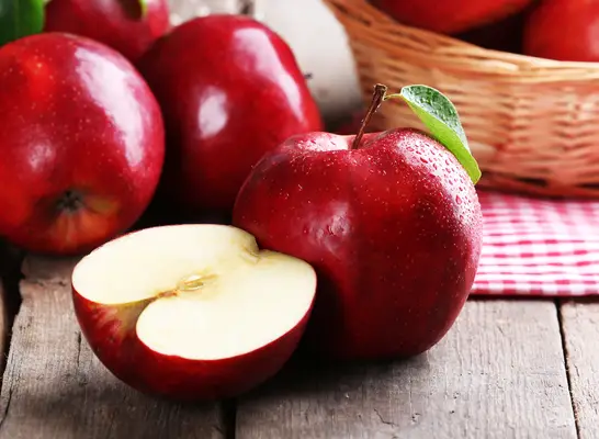 red apples