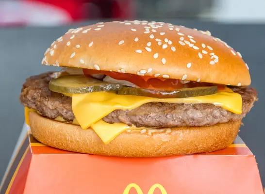 quarter pounder with cheese from McDonald