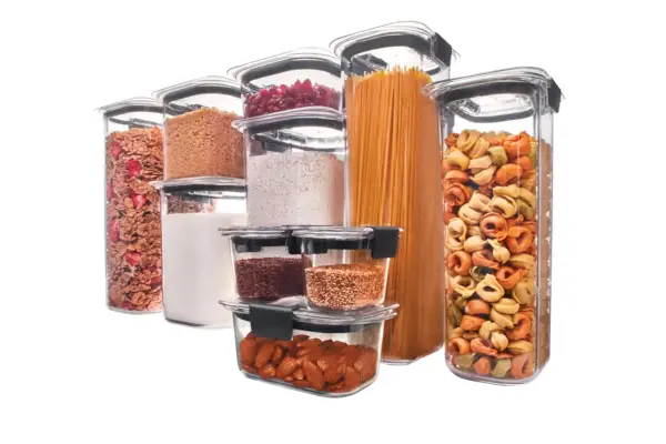 Zestaw pojemników do przechowywania żywności firmy Rubbermaid Brilliance Pantry