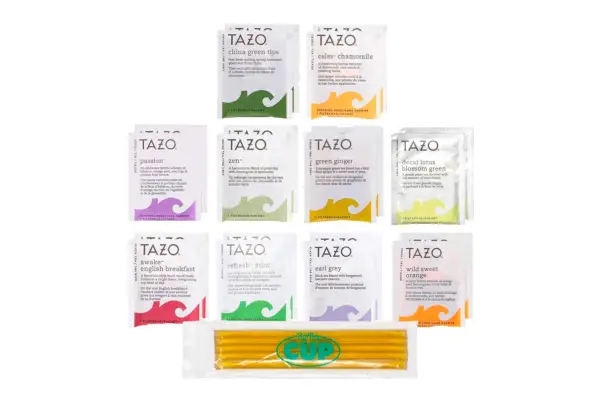 By The Cup Tazo ティーサンプラー バラエティ ギフトボックス