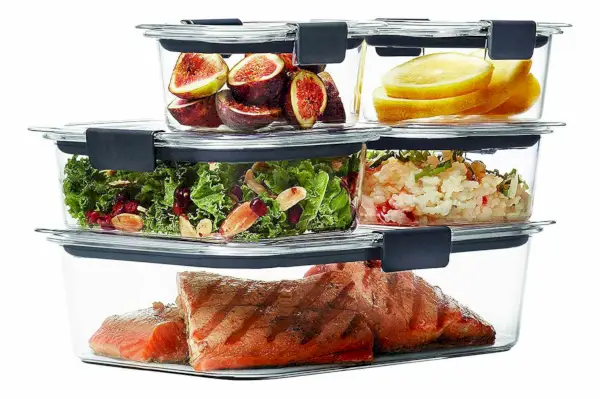 Zestaw 14 pojemników do przechowywania żywności Rubbermaid Brilliance