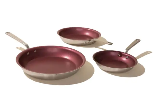 Zestaw 3 patelni z powłoką nieprzywierającą Made In Cookware