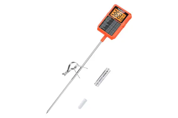 ThermoPro TP510 Thermomètre à bonbons numérique étanche avec clip pour pot