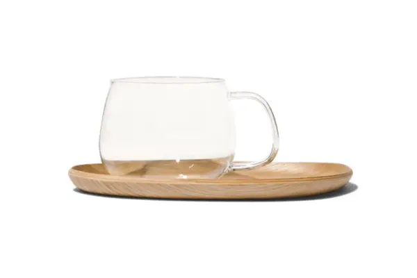 Blue Bottle Coffee x Kinto Coffee e um conjunto de biscoitos