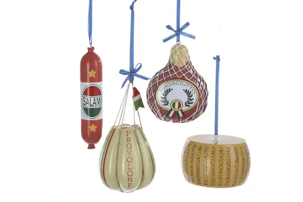 Kurt Adler Deli Food Ornaments Sada 4 kusů