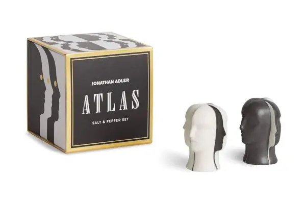 Amazon ジョナサン・アドラー アトラス ソルト&ペッパーシェーカー