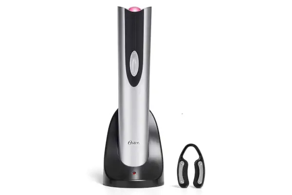 Amazon oster-コードレス-電動ワインボトルオープナー-ホイルカッター付き