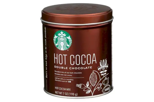 Gorąca czekolada kakaowa Amazon Starbucks z podwójną czekoladą