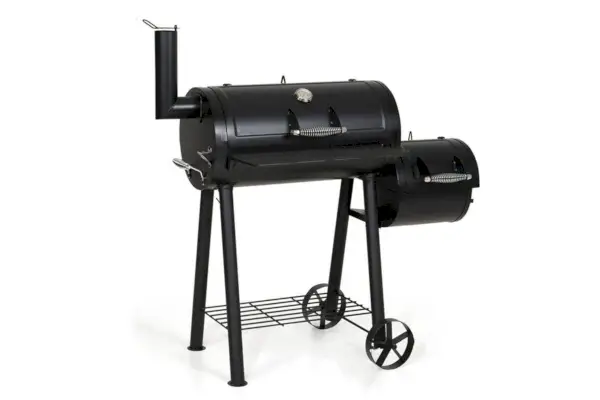 Walmart Sophia & William Tragbarer BBQ-Holzkohlegrill mit versetztem Räucherofen