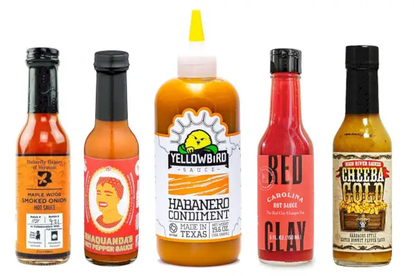 sauces piquantes Yellowbird et argile rouge