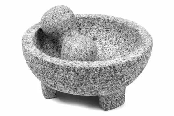Amazon IMUSA USA Moulin à épices traditionnel en granit super lourd Molcajete