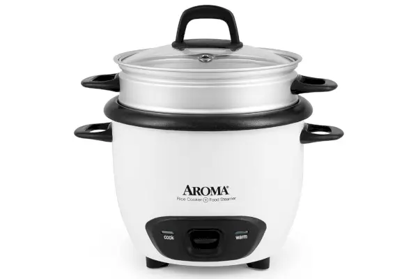 Aroma Housewares Panela de arroz e grãos com 6 xícaras