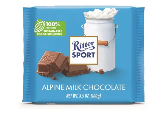 Batonik mlecznej czekolady Ritter Sport Alpine