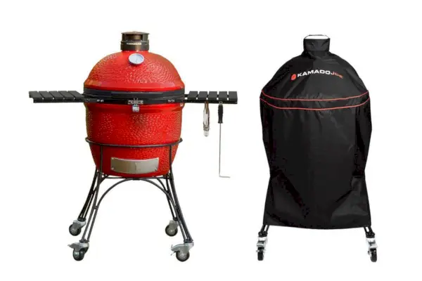 Kamado Joe 18 pollici. Griglia a carbone Classic Joe I in Blaze Red e pacchetto di copertura