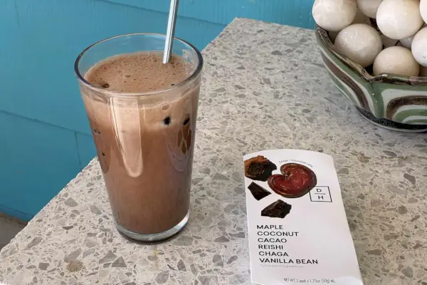 Shake Colheita Diária e embalagem