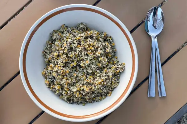 Colheita Diária Quinoa Banhada
