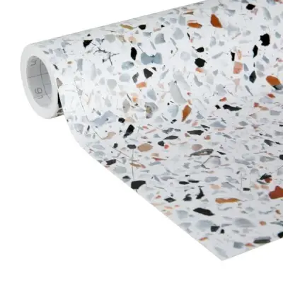 Duck EasyLiner Contact Paper Adhesive Shelf Liner in Terrazzo