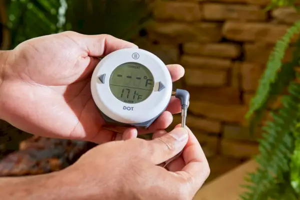ThermoWorks Punktthermometer aus nächster Nähe
