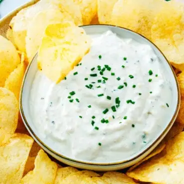 Francouzský cibulový dip