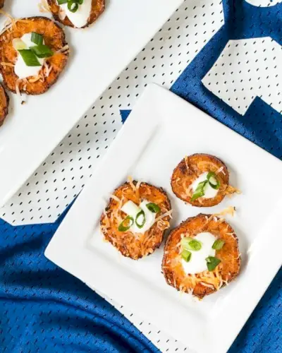 Picadas de batata doce carregadas