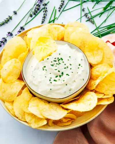 Francouzský cibulový dip