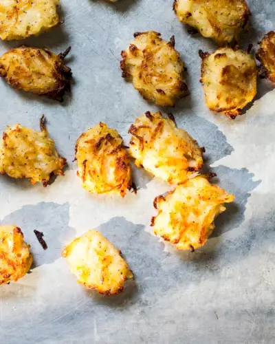 Pieczone domowe Tater Tots | Yumpuls